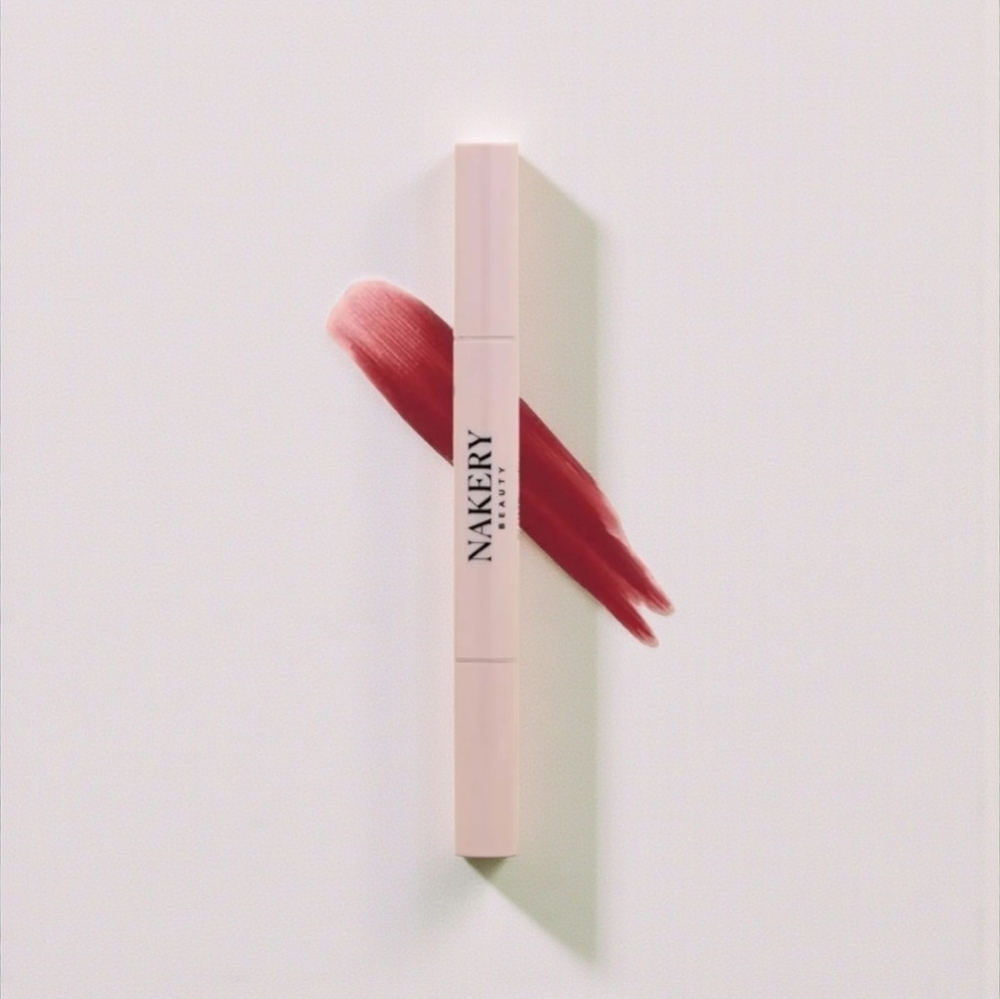 Nakery Beauty Plumparadise Dual Ended Lip Peptide Color Drench Naked Rose
